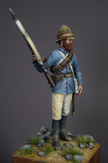 Right Guards Camel Corps, Sudan Campaign 1880 - 75mm figure fine scale model kit produced by Hawk Miniatures