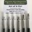 Kolinsky Sable Paintbrush Set (Flat)