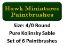 Kolinsky Sable Paintbrush Set Size 4/0 (Set of 6 Rounds)
