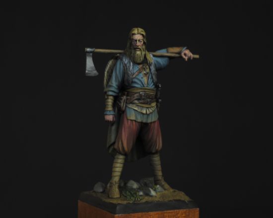 Rear Viking, 8th - 11th Century a 75mm figure fine scale model kit produced by Hawk Miniatures