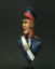 Front View - British Royal Artillery, Cape Wars 1830 - fine scale model bust kit produced by Black Eagle Miniatures