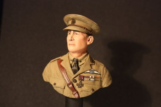 Bust of James McCudden VC, DSO & Bar, MC & Bar, MM