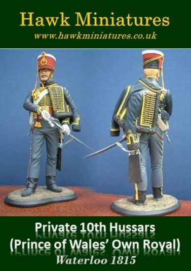 Picture of 10th Hussars (Prince of Wales's Own), Waterloo 1815 — 100mm Figure